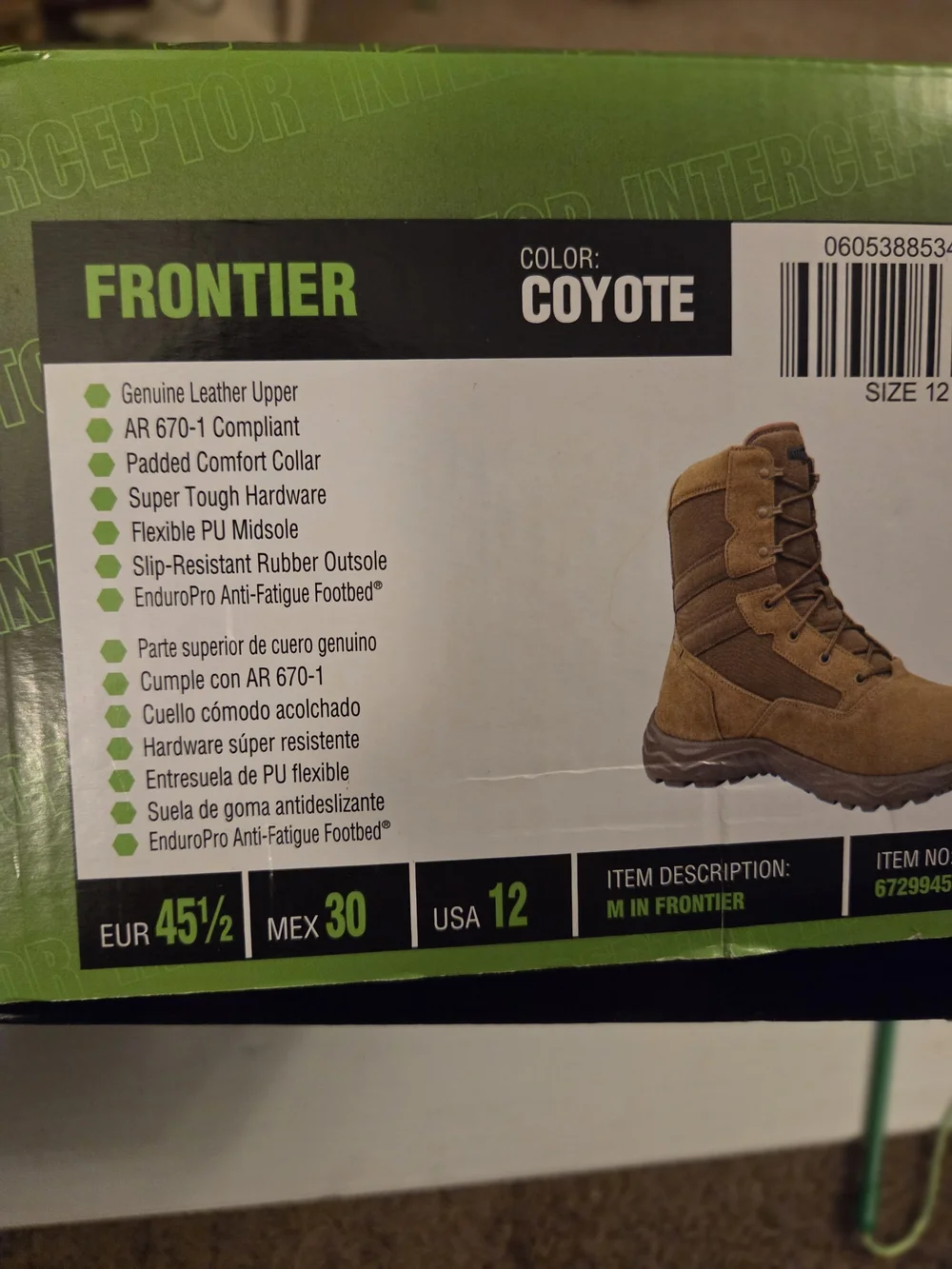 Men's Tactical Work Boots - Tan Suede & Fabric
